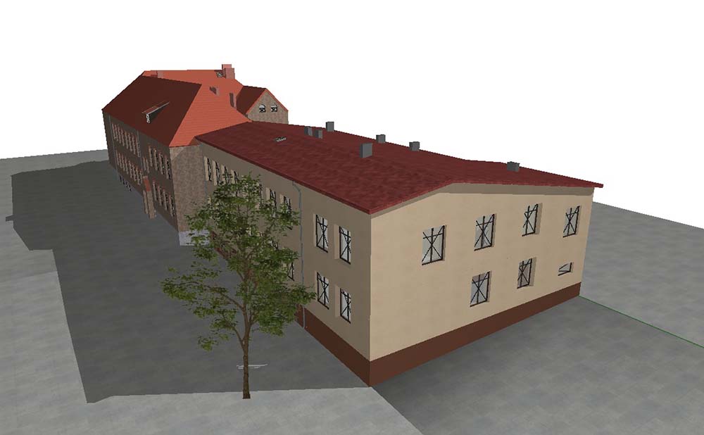Zdjęcie z drona - model skanowania